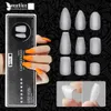 Fałszywe paznokcie Beautilux Ultra Mat Capsule Paznokcie 240pcs/pudełko Square Square Trumna Fałszywa Press On Gel Nail Tips American Capsule 230927