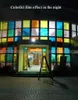 Väggklistermärken 70x400 cm dekorativ färgfilm fönster glasisolering solskyddsmedel skuggning transparent twoway membran dekoration 230927