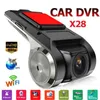 CAR DVR CAMERA 1080P FHD LINS WIFI ADAS Inbyggd G-sensor Video Recorder Car Dash Camera Car Electronics Accessories207D