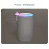 1pc Large Capacity Humidifier, Three-color Crystal Ball Design, Nano Double Spray Mute Humidification