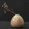 Vases Japanese Zen Flower Ware Coarse Pottery Vase Wholesale Rice White Ceramic Insert Tea Table Hydroponic Handi