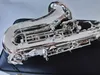 Silver Original 901 en-till-en-struktur B-Key Professional Curved Soprano Saxophone All-Silver Jazz Instrument Saxo Soprano