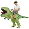 1 pièce, costume interactif de dinosaure tyrannosaure Rex vert pour adultes – Parfait pour Halloween, la fête des pères, Thanksgiving et les fêtes – Vêtements et accessoires gonflables