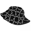 Berets Primavera Headwear Quebra-cabeça Geométrico Merch Bucket Chapéu Elegante Unissex Sessão de Sol Empacotável Pesca Caminhadas