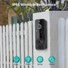 Alarmsystem ABS HUS Dörrlarm med trådlös kontroll - Smart Home Compatible Loud Alarm Easy Setup WiFi Alarm M8+Batteri+USB Wire YQ230927