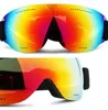 Lunettes extérieures professionnelles HD lunettes de ski UV400 antibuée hiver coupe-vent lunettes de snowboard miroir lentille ski 230926