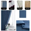 Rideau 310cm hauteur 80 rideaux occultants chambre tissu pour salon fenêtre stores luxe bleu rideaux 230927