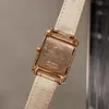 Montre de créateur de mode pour femmes, mouvement à Quartz, bracelet en cuir de vache à carreaux, acier raffiné 316L, montres204k