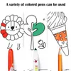 Обучающие игрушки Детский рулон для рисования DIY Липкая цветная бумага для наполнителя Рулон раскраски для детей DIY Живопись Рисунок Ранние развивающие игрушки 230926
