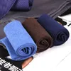 Meias masculinas 3 pares/lote negócios algodão para homem marca preto masculino branco casual