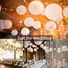 Other Event Party Supplies 10pcs 6/8/10/12/14/16inch Multicolor Chinese Paper Lanterns Birthday Wedding Decoration Craft DIY Lampion White Hanging Lantern 230926