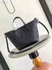 Designväska onthego kapacitet kvinnor väska 2 st/set med plånbok crossbody koppling väska axelväskor handväska bum väska shoppingväska midjepåse bältespåse kompositväskor