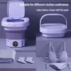 Other Home Storage Organization Small Washing Machine 8L Foldable Mini Washer Socks High Capacity Laundry Bucket Efficient Lazy Person 230926