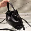 Women's Luxury Tote Bag Designer Handbag New high-end cowhide Lucky Bag Handheld single shoulder crossbody bag drawstring foldable dumpling bag