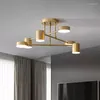 Chandeliers LED Modern Ceiling Light Simple Creative Living Room Chandelier Restaurant Hall Bedroom Home Decoration Lighting