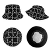 Berets Primavera Headwear Quebra-cabeça Geométrico Merch Bucket Chapéu Elegante Unissex Sessão de Sol Empacotável Pesca Caminhadas