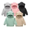 Hoodies tröjor orangemom baby pojkar flickor kläder vinter vår söta hoodies koreanska barn hoodie förtjockar fleece tröja barnkläder 230927