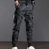 Popular Autumn Cargo Pants Casual Camouflage Jogger Pants Drawstring Multi Pockets Bottoms Ankle Tied Trousers for Daily Wear292c