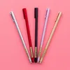 Ballpoint Pens 50 pcs Korean Creative Student Stationery Simulation Metal Neutral Pen Water Black sign Office supplies 230927