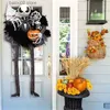 Decoratieve Bloemen Kransen 2023 Halloween Krans Voordeur Horror Sfeer Decoratie Hangende Ring Horror Rekwisieten Ornament Thuis Bar Decor Feest T230927