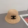 C hat Sun hat Designer Hats Arc grass empty hat travel beach Sunscreen sun hat Fishermans straw hat Celi hat RX3T