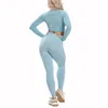 Conjuntos ativos Fittoo 2pcs sem costura conjunto de yoga roupas de treino para mulheres ginásio fitness jogging leggings esportes colheita tops cintura alta calças justas