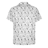 Chemises décontractées pour hommes Dalmatien Print Beach Shirt Mignon Dessin animé Animal Summer Street Style Blouses Manches courtes Design Tops Plus Taille