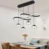 Pendant Lamps Modern Bedroom Restaurant LED Creative Dining Hall Lights Personalized Shop Bar Decoration Hanging Lamp