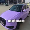 Lavender Gloss Vinyl wrap FOR Car Wrap with air Bubble vehicle wrap covering stickers With Low tack glue 3M quality 1 52x20m 335F