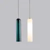 Pendellampor modern pendent lampa led glas nordiska hängande belysningsarmaturer upphängning kreativt levande sängplats sovrum inomhus cha2557