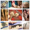 Краска для тела, 30 г, 9 цветов, временная индийская паста для татуировок хной, водостойкая краска для тела, хна для искусства, кремовый конус для трафарета Mehndi Body Art TSLM2 230926