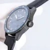 Reloj de lujo de cincuenta brazas para hombres, relojes de pulsera luminosos transparentes, 38 mm, 6N7U, superclon, esfera negra, zafiro, movimiento mecánico automático, uhr montre luxe