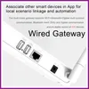 Andra elektronik Tuya Zigbee Gateway 30 Hub Bluetooth Gateway med nätverkskabeluttag Wired Connection Smart Life Control Y230927