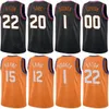 Man Kids Tryckt basket Bradley Beal Jersey 3 Devin Booker 1 Jusuf Nurkic 23 Kevin Durant 35 TJ Warren 21 Darius Bazley 55 Grayson Allen 24 City Association Sport