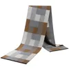 Écharpes Classique Plaid Hommes Écharpes Hiver Chaud Cachemire Doux Écharpe Pour Affaires Occasionnelles Foulard Noir Gris Soie 30180 cm 230927