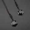 Anhänger Halsketten Obsidian Geist Pendel Energie Stein Sechszackige Stern Halskette Männer und Frauen Pullover Kette Jewelr284G