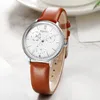 Womens Watches Fantor Top Brand Fashion Chronograph Women Elegant Luxury Leather Ladies Watch relogio feminino Woman Quartz Wristwatch 230927