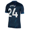 23 24 CFC nkunkuサッカージャージN.Jackson Kids Kit Playerバージョン2023 2024 Enzo Pulisic Sterling James Koulibaly Azpilicueta Havertz Fofana Football Shird Kids