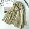 Scarves Superbig Japanese Style Winter Scarf Cotton And Linen Striped Plaid Bubble long women's scarves shawl fashion men scarf 230927