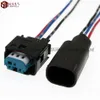 Conector automático macho hembra de 3 pines de 1/0mm, sensor restrictor, enchufe de luz trasera del acelerador con cable de 10cm, conector eléctrico de temperatura del coche para 304r