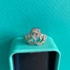 Кольца Кольцо дизайнерское кольцо роскошные ювелирные кольца для женщин письмо сплошной цвет дизайн любви кольца модное кольцо в стиле бриллианта Рождественский подарок
