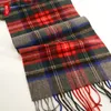 Écharpes 100 écharpe en cachemire hommes classique gris plaid n court petits foulards mode lumière chaude châle pashmina cadeau de luxe pour dames 230927