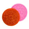 Baking Moulds 1pc Round Silicone Mold Industrial Machinery Gears Shape Cake Fondant Molds Chocolate Pastry