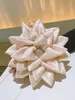 Kvällspåsar Fairy Bag 3D Flower Round Evening Bag Kinesisk stil för kvinna Koppling Bröllopsväska Party Bankett Handväska Satin Purse 230927