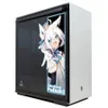 Adesivos de parede Decalques de anime para PC Case Glass Cartoon Decor Adesivo Lado do computador 230927