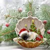 Dekoracje świąteczne śpiące pies śpiący pies ornament Cristmas Wesołych Świąt Dekora
