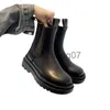 Laarzen Herfst Winter Laarzen voor Vrouwen Platform Chelsea Boot Koeienhuid Laarsjes Mode Vrouwelijke Dikke Bodem Zwarte Laars 40 Botas De Mujer x0928