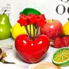 Gorks Bento Picks Box Accessories Fruit Tandpetare Holder For Mini Star Heart Cake Dessert Pick Decor Child Child Child