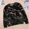 Women's Hoodies Sweatshirts Black Marble Casual Ladies Stylish Modern Print Estetic Pattern Hoodie Longsleeve Streetwear Overdized 230927