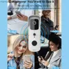 Campainhas de campainha ao ar livre video smart smart smart smart shol home sem fio wifi câmara de campainha tuya app control smart controle com controle de voz assistente yq230928